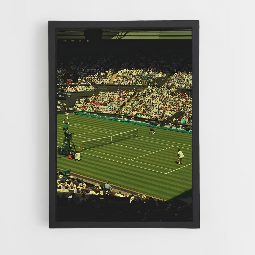 Poster Wimbledon tennis (vue 2)